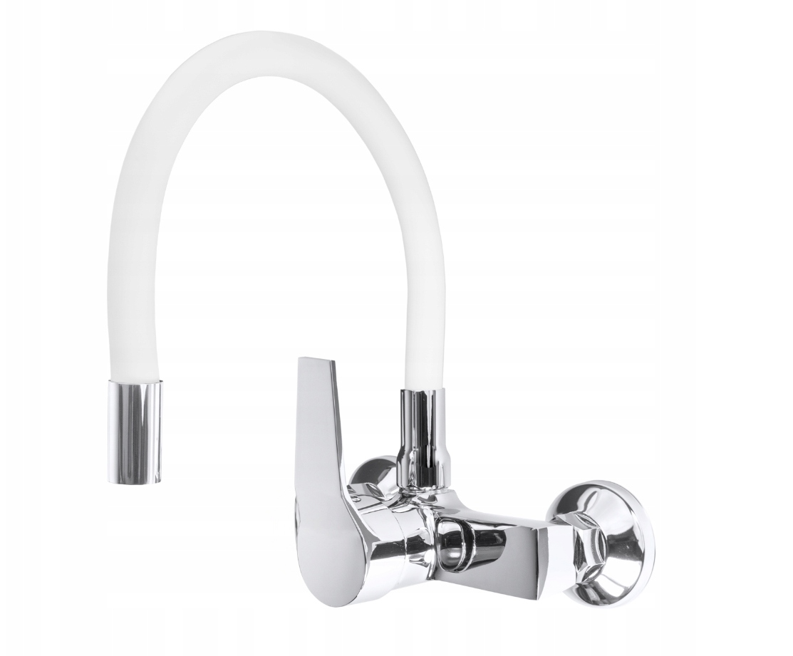 Kuchynská batéria Flex biela nástenná Gamma