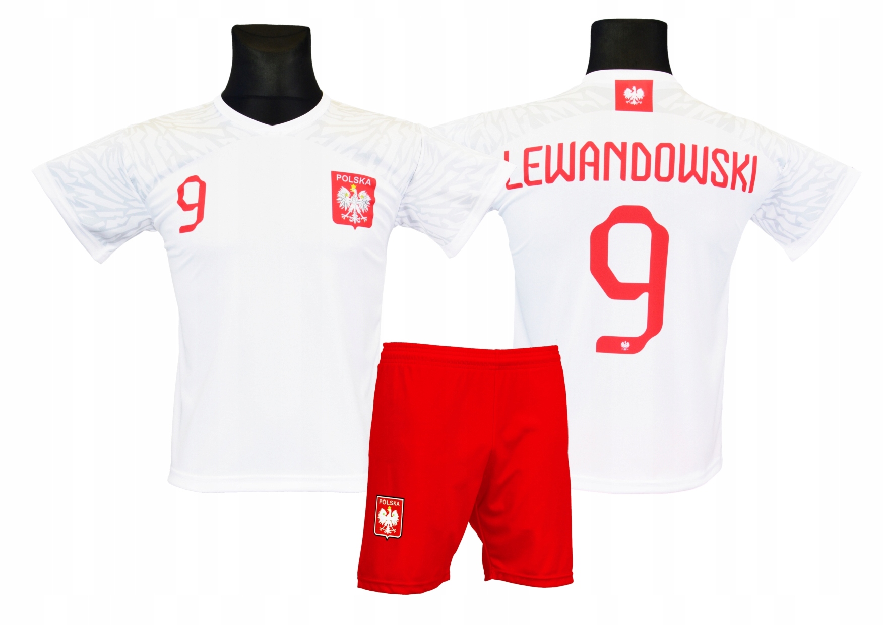 

Lewandowski Strój Piłkarski Komplet rozmiar 128