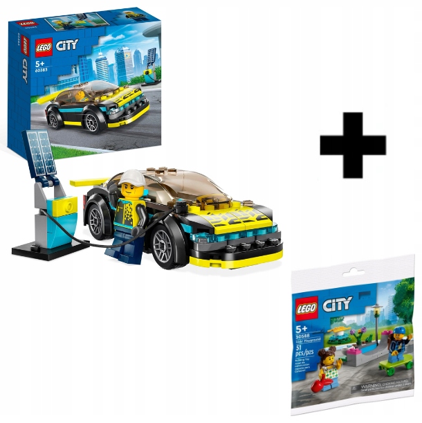 Lego Elektrický Sportovní Automobil 60383 Lego 30588 Vánoční Sada