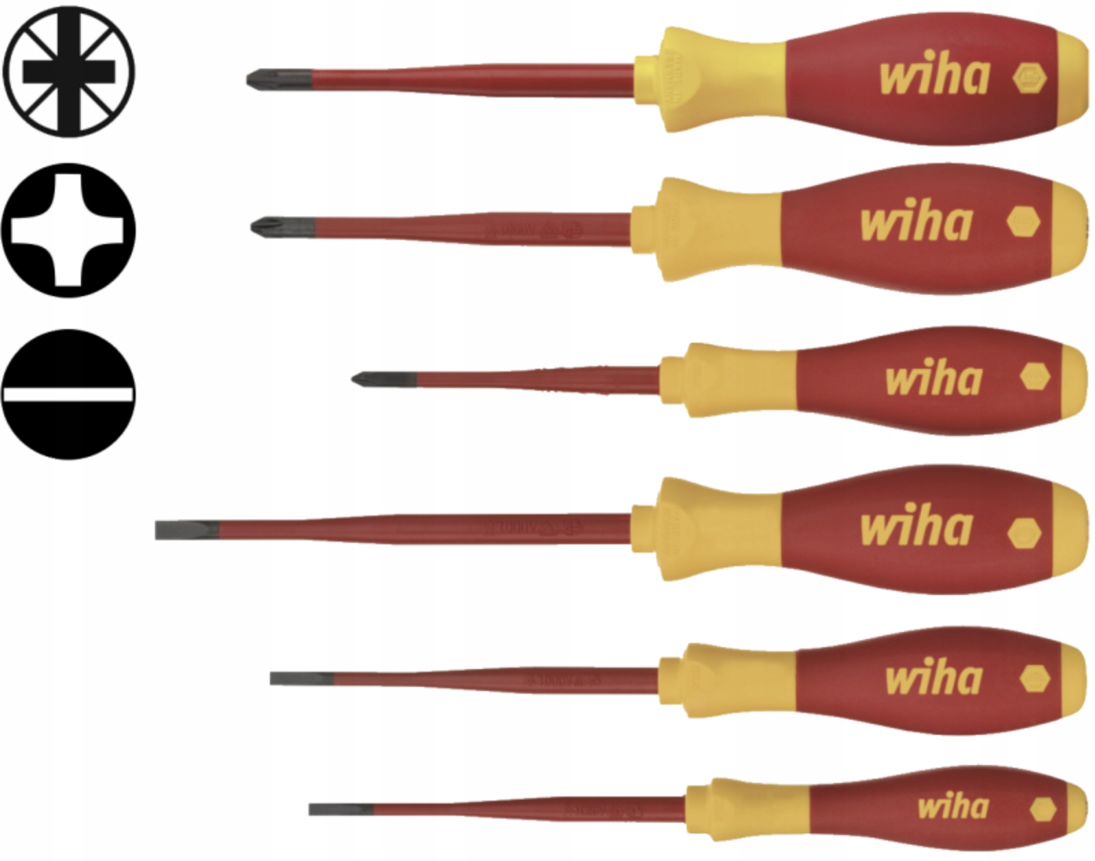 

Wiha Zestaw wkrętaków slimFix 6 sztuk 38362