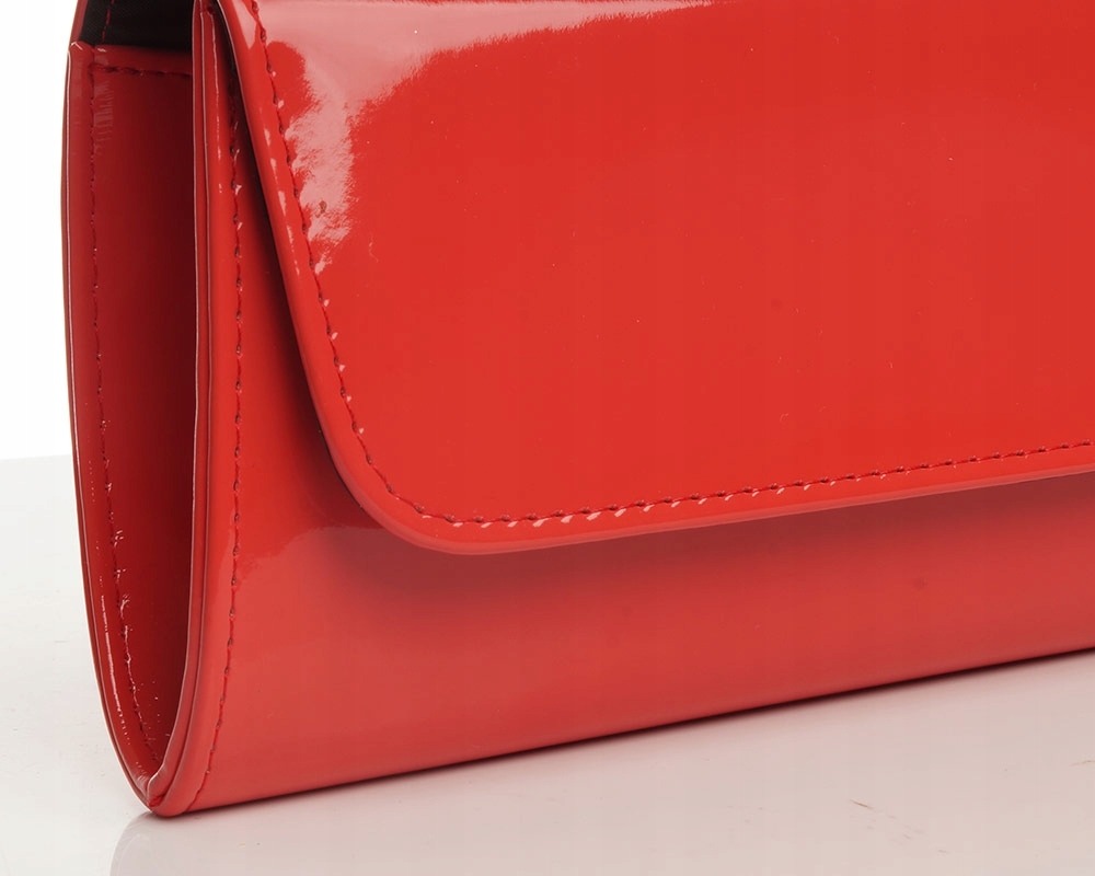 KORALOWA KOPERTÓWKA TOREBKA WIZYTOWA L26 LAKIER Materiał dominujący skóra ekologiczna