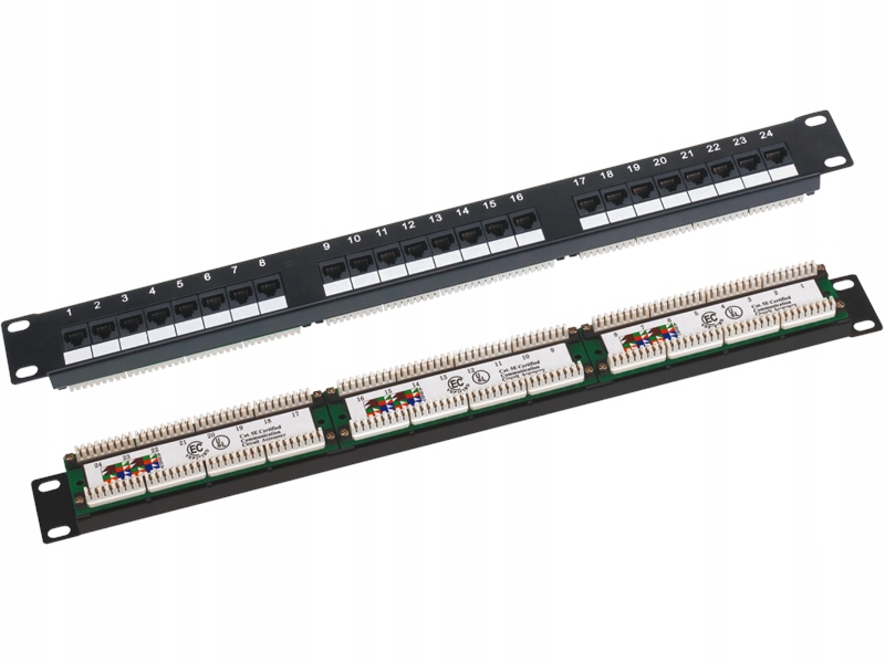 

Patch panel patchpanel Rack 19'' kat.6 24p Utp