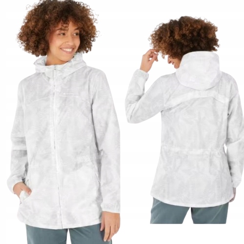 Kurtka Damska Przeciwdeszczowa 5000 mm Wiatroodporna W Góry Turystyczna 3XL