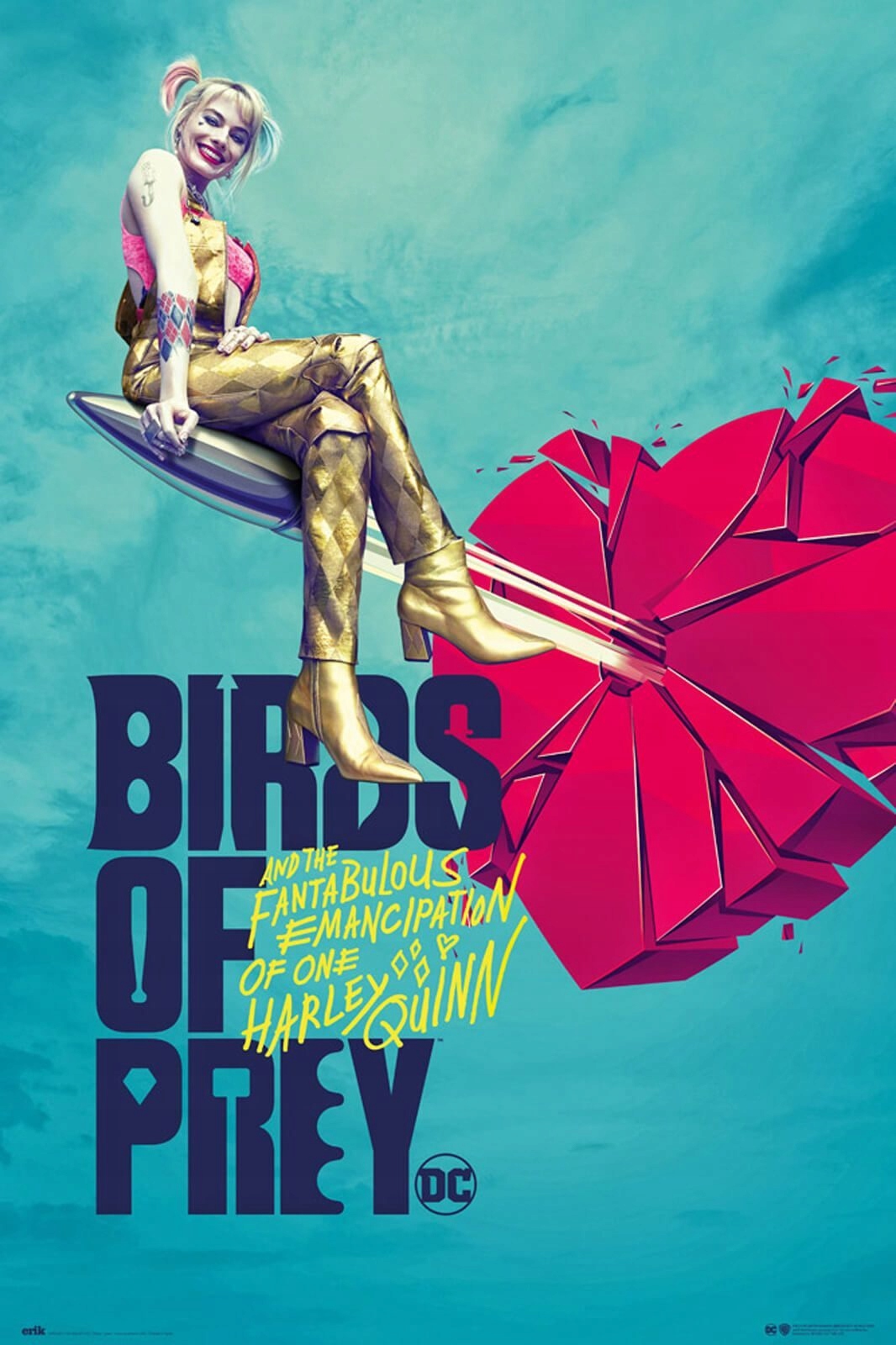 Ptaki nocy Broken Heart plakat 61x91,5 cm