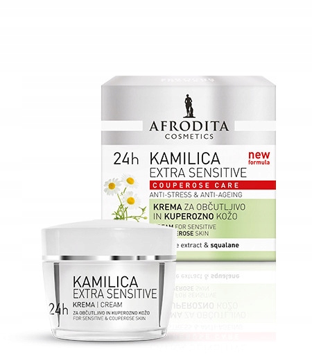 Krem do cery naczynkowej Wrażliwej kojący Afrodita Kamilica Extra Sensitive