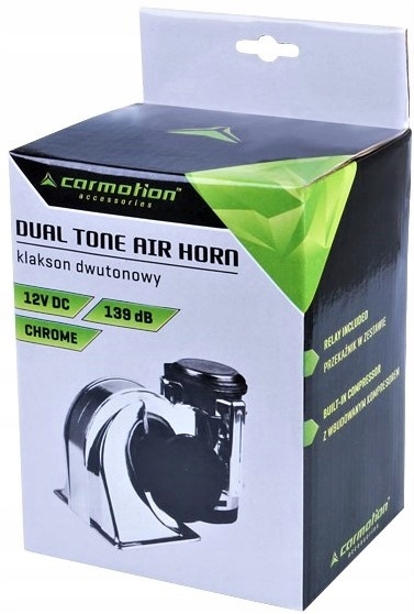 SYGNAŁ DŹWIĘKOWY Z KOMPRESOREM FANFARA 139DB 12V Producent części Carmotion