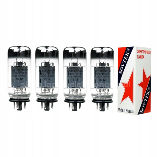 Elektrónová lampa 5881/6L6WGC Sovtek 4 ks vybraná štvorcová