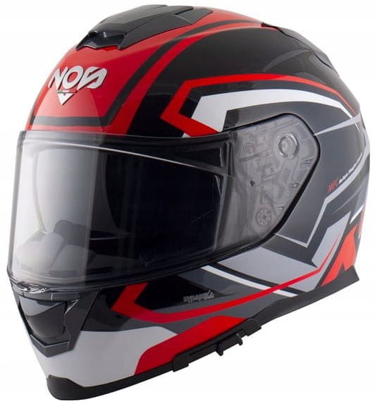 Nos NS-11F Shure Red Motocyklová Prilba Integrálna Červená