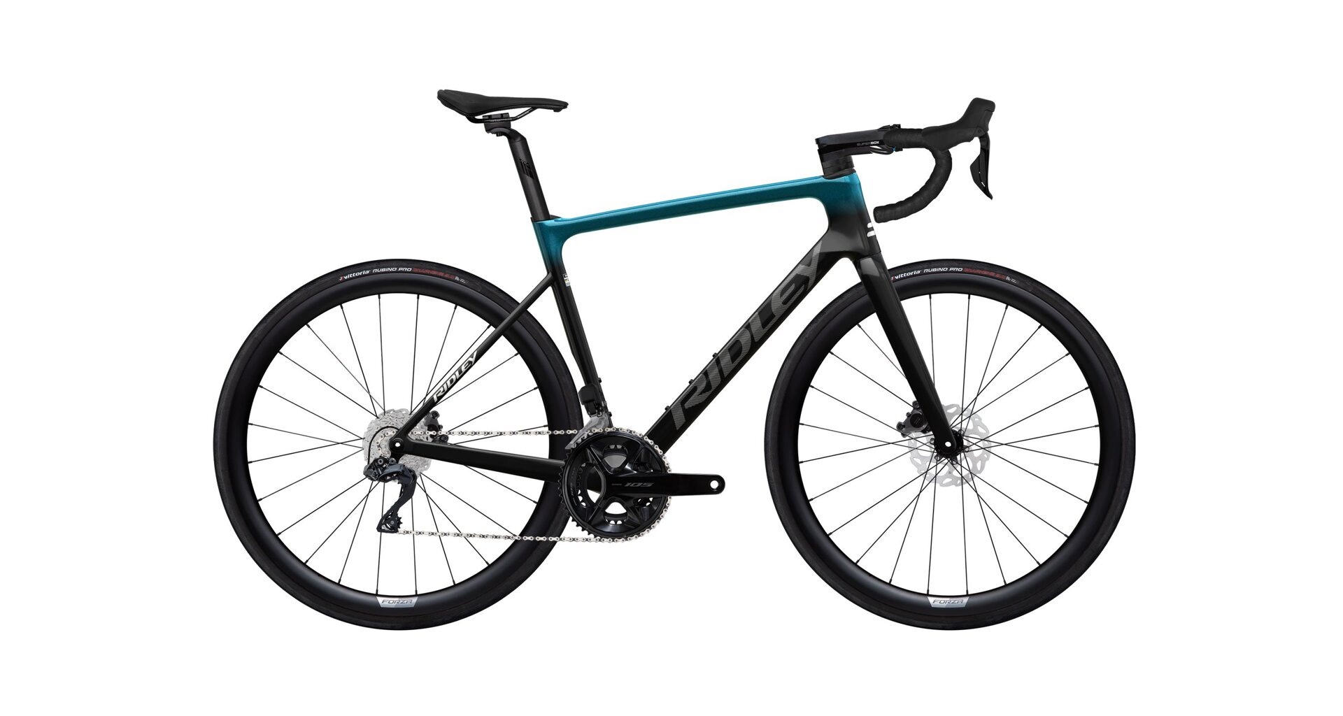 Rower Ridley Falcn 105 Di2 2x12 Carbon/aqualand/silver, L
