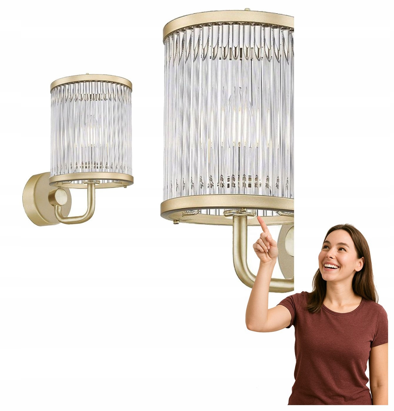 Nástěnná lampa Sergio W0528-01F-V6AC Zuma Line