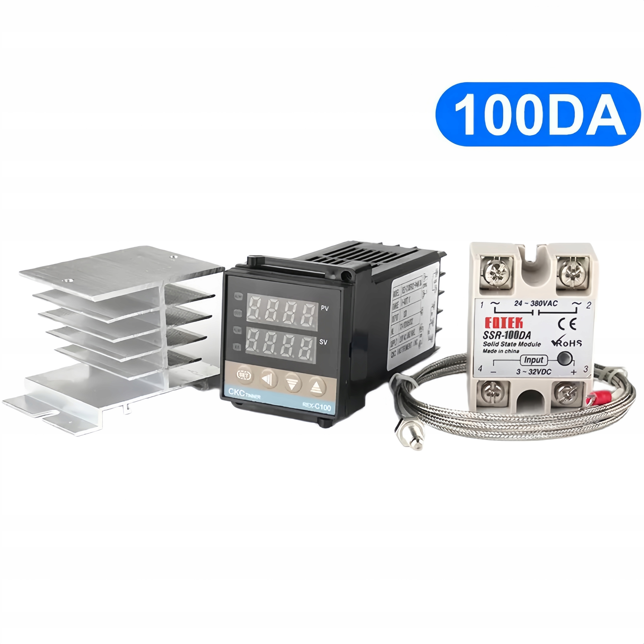 Regulator Temperatury Sterownik Z Sondą REX-C100 100DA M6