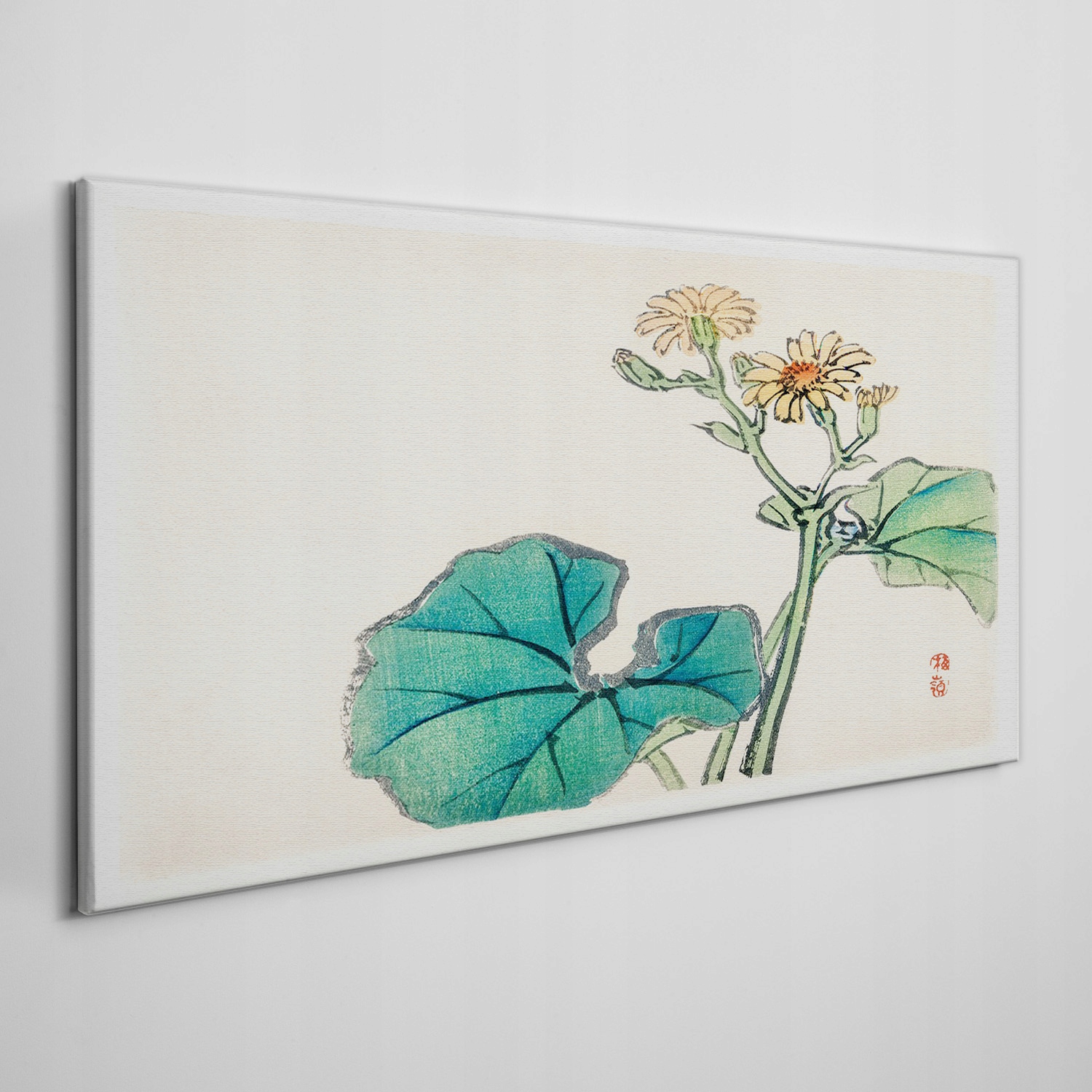 

Obraz na płótnie Kwiatu liście kwiaty 140x70 cm