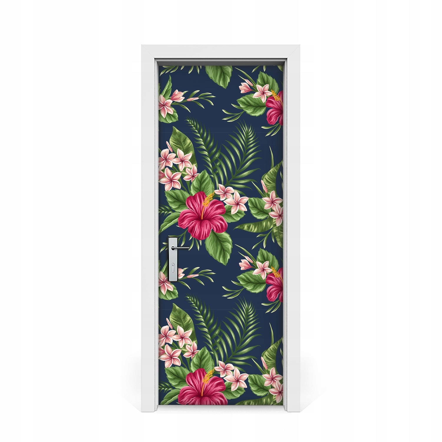 

Naklejka na drzwi okleina Malowane Kwiaty 75x205