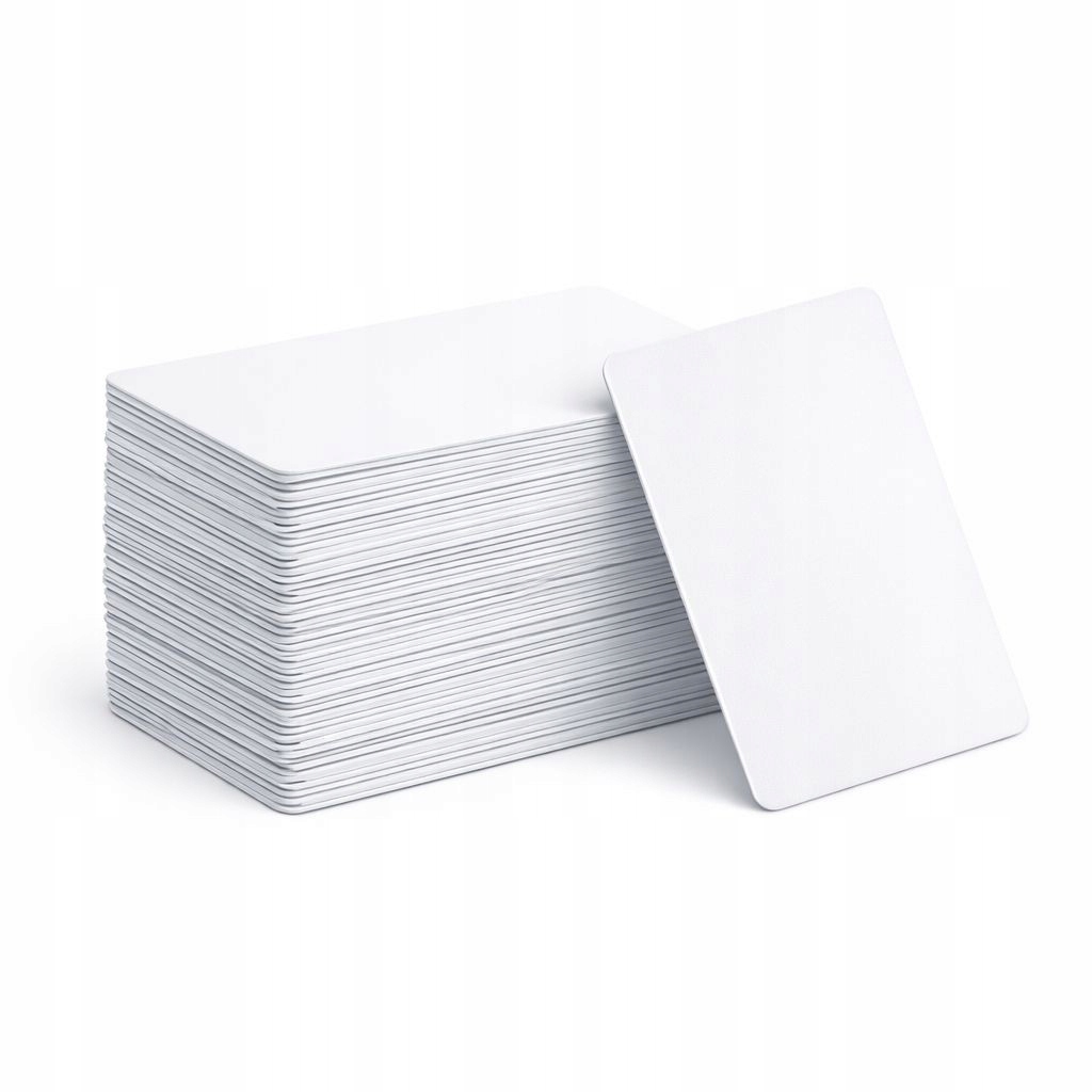 100x Přístupová karta Mifare Nfc Ntag 13,56MHz Programovatelná bílá