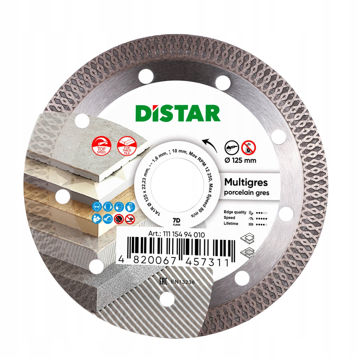 Diamantový Kotouč Multigres 125*1,4*10*22,23