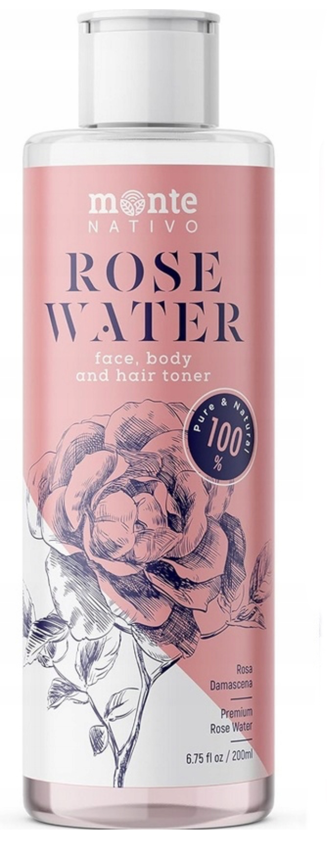 MONTE NATIVO ROSEN WASSER ORGANICZNA WODA RÓŻANA VR 500ml LC60