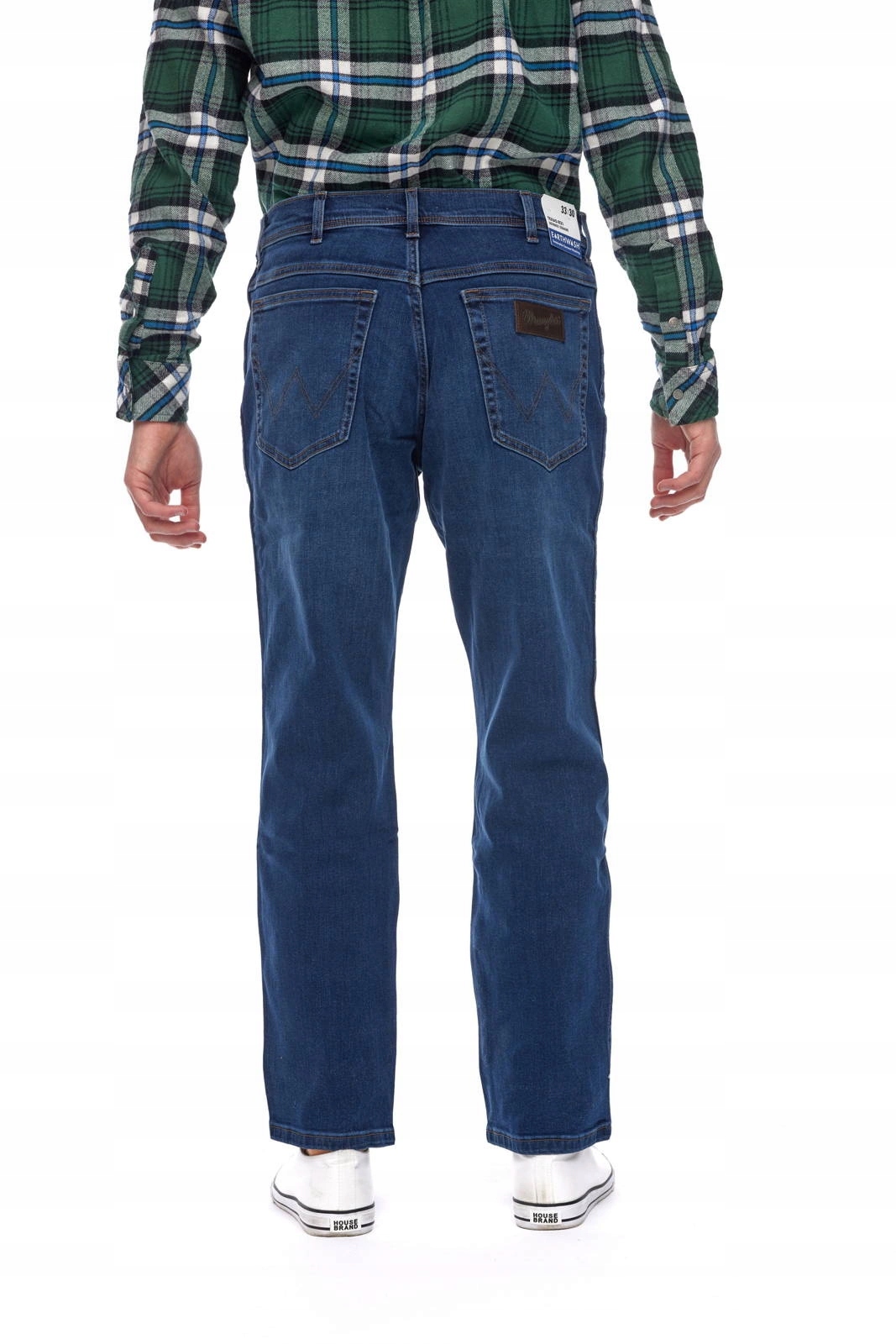 Pánské jednoduché džínové kalhoty Wrangler Texas Dunk Blue W121LR59Q 36/30