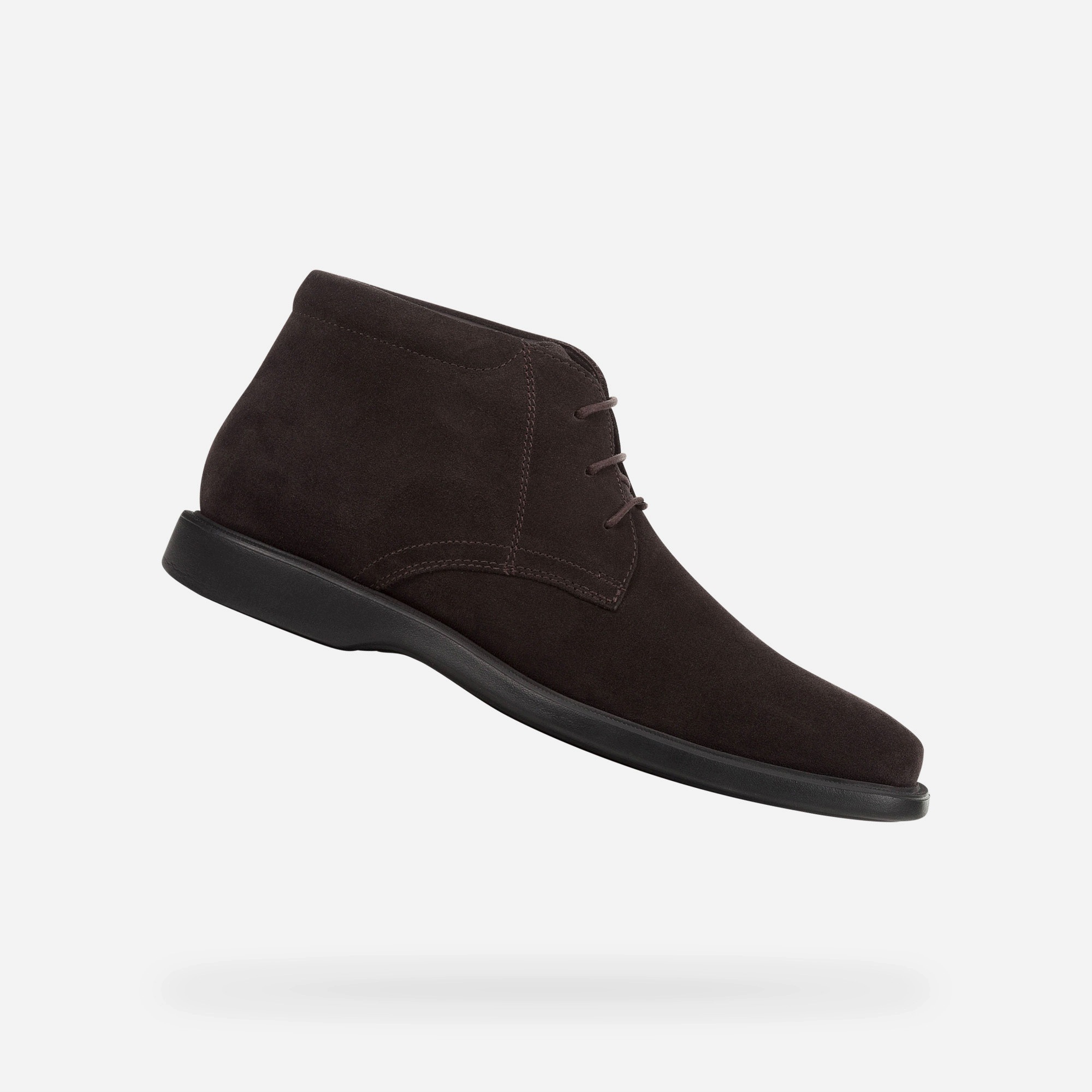 Geox Hnědá pánská kotníková obuv Geox Brayden 2fit