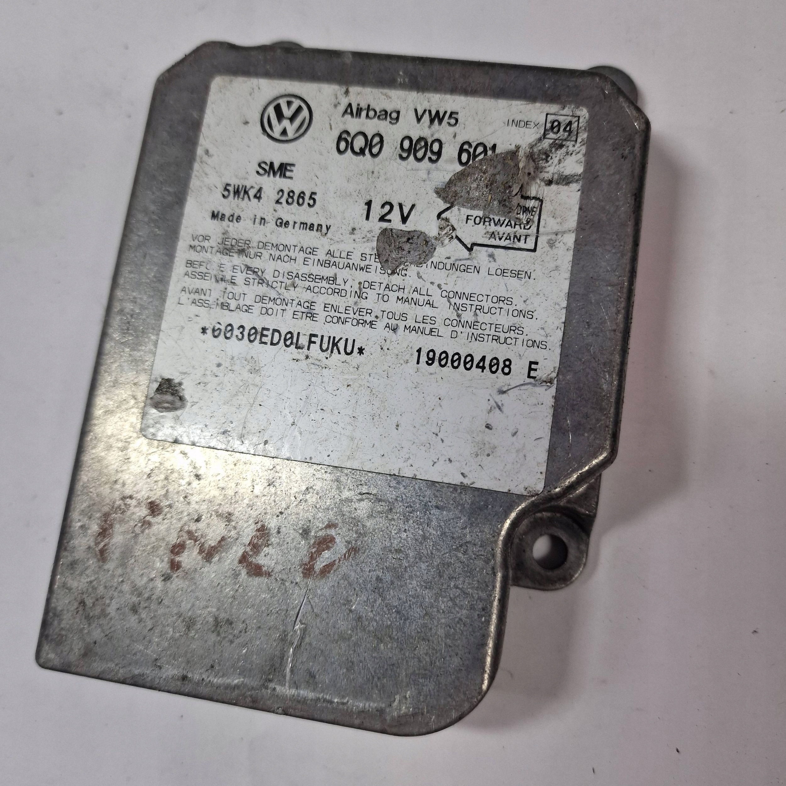 module SENSOR airbag SKODA OCTAVIA 6Q0 909 601