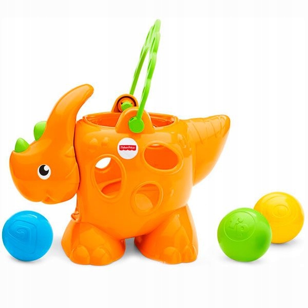 Fisher Price Dino z piłeczkami DRF93 Piłeczkozaur Materiał plastik