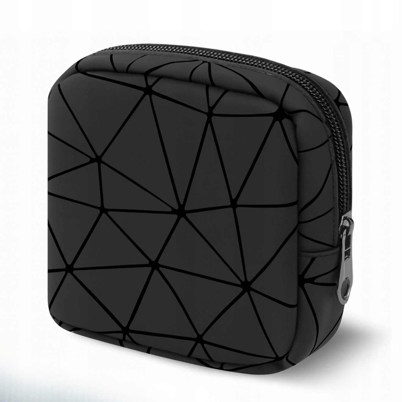 Kosmetyczka Saszetka Damska Mini Na Podpaski Leki Kosmetyki Etui Czarna