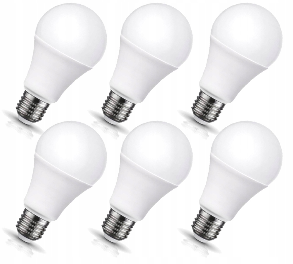 

6x Żarówka Led E27 10W=60W 810lm Ciepłobiała