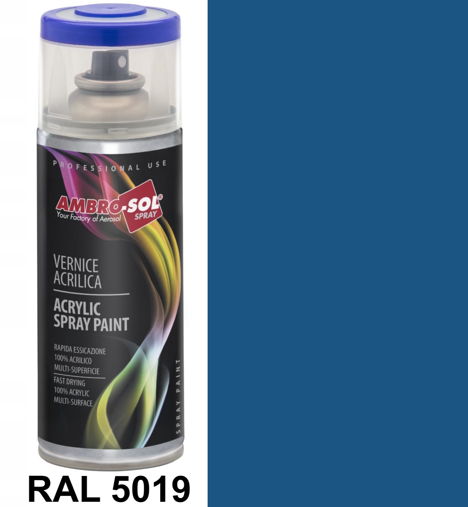 

5019 Ral Lakier Akrylowy Farba Spray Ambrosol