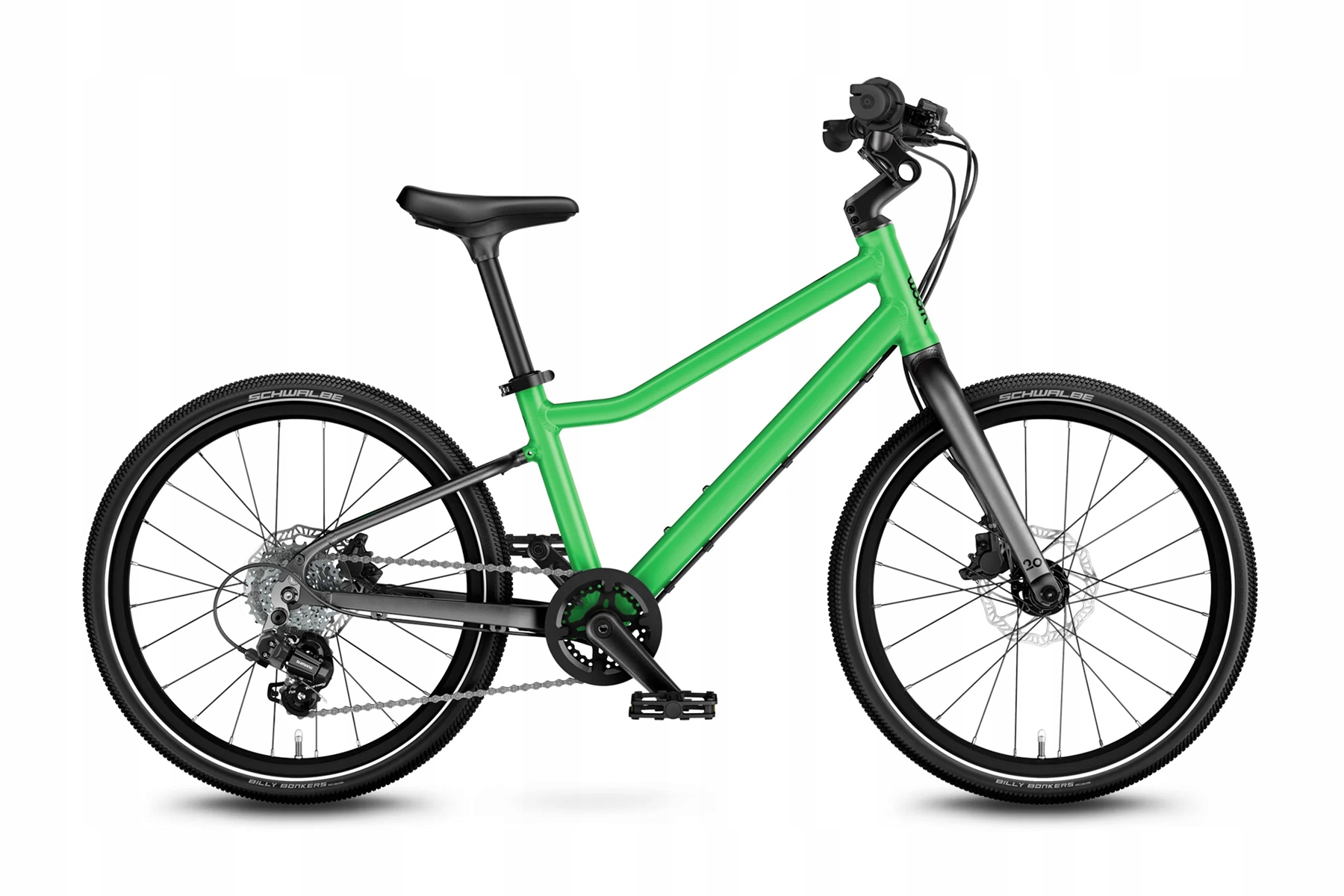 Rower dziecięcy Woom Explore 4 Zielony uni 20" Złożony i wyregulowany