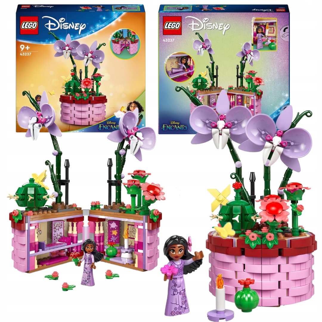 Lego Disney 43237 Květináč Isabeli Orchidej Kaktus Tajná místnost