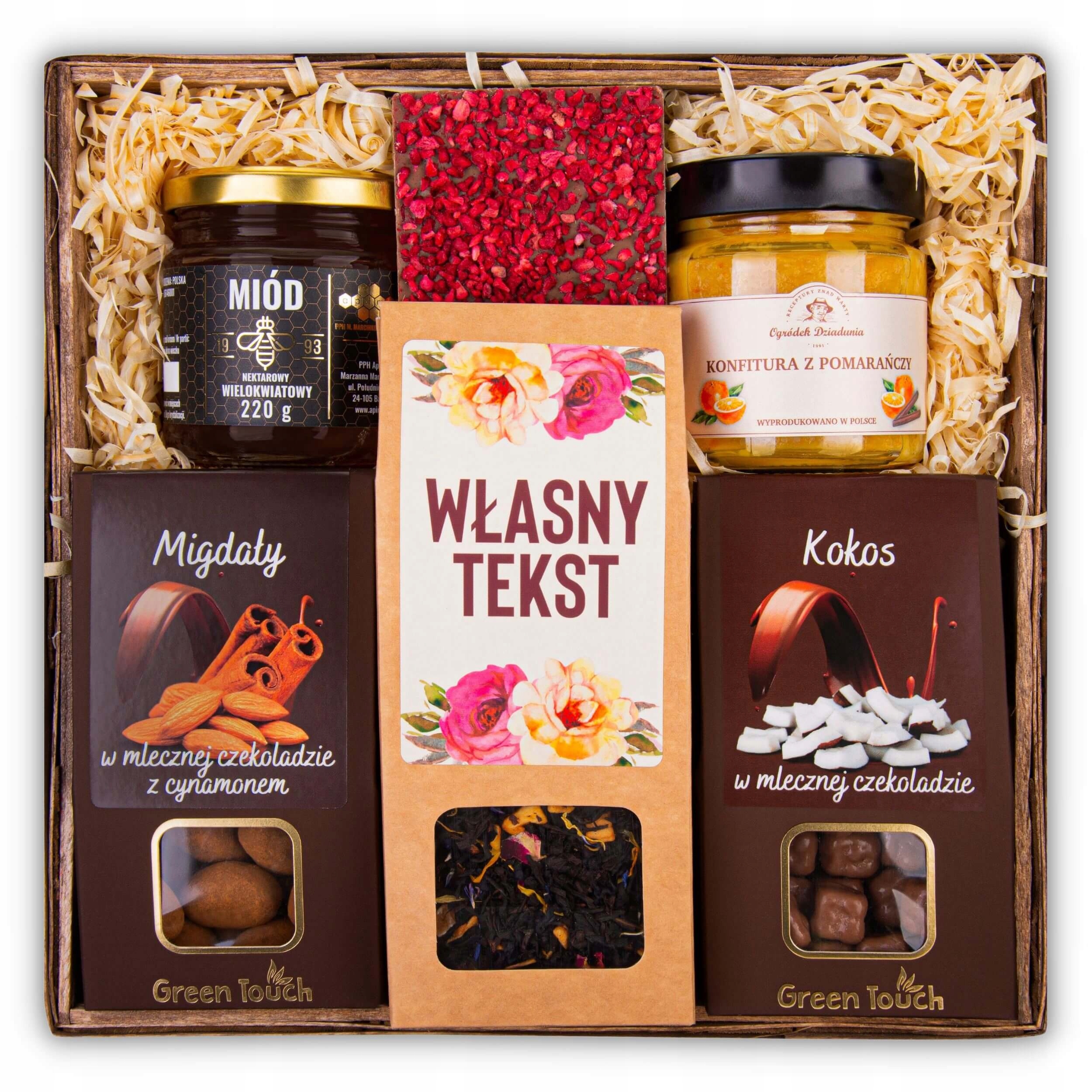 Levně Dárkový Koš sada dobrot Personalizovaný