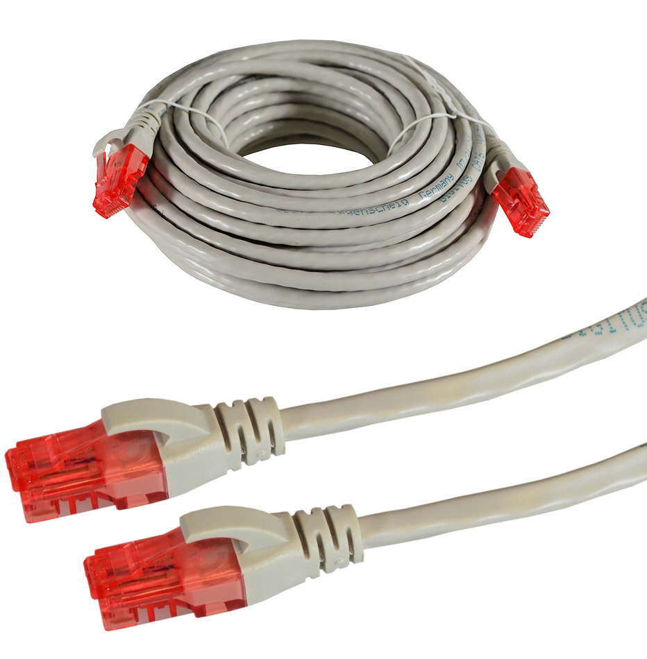 

Kabel Lan 10m Przewód Sieciowy Internetowy kat.6