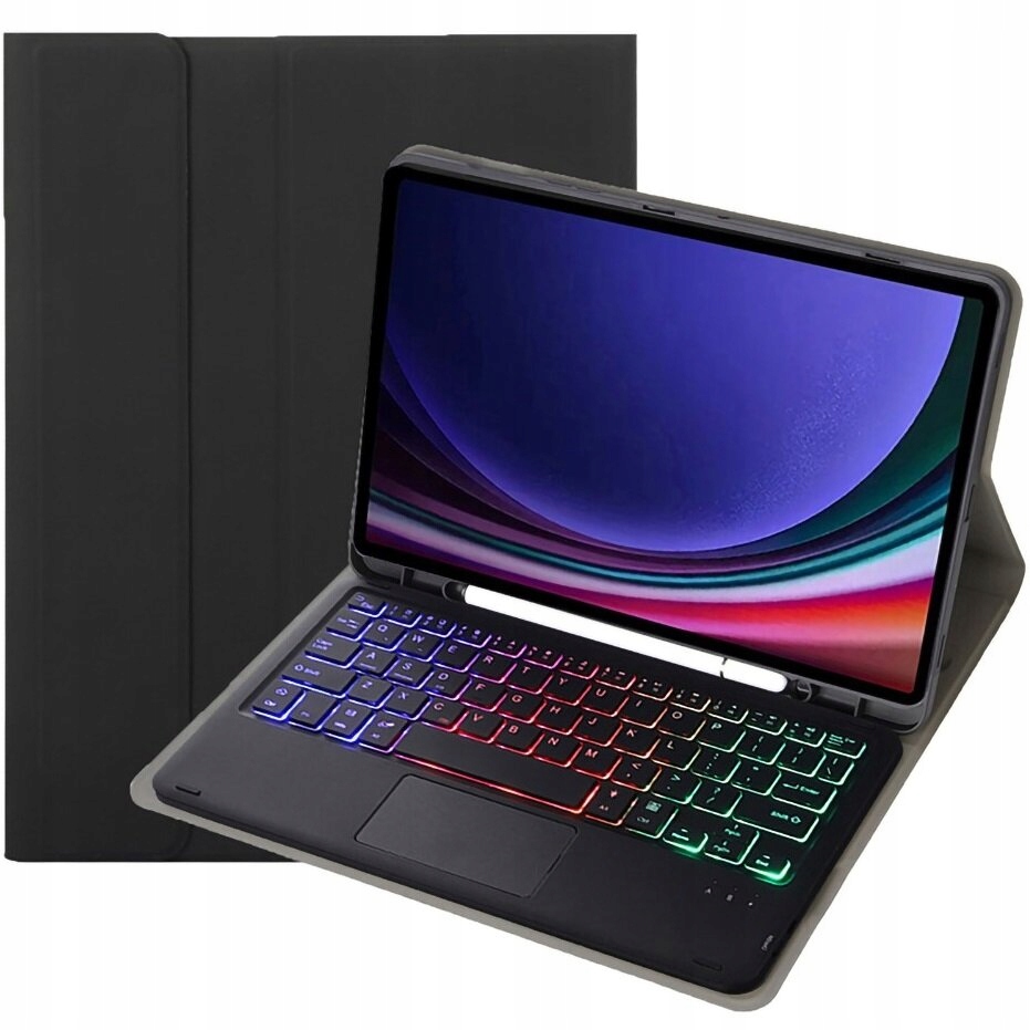 Pouzdro S Rgb Podsvícenou Klávesnicí Pro Samsung Galaxy Tab A9+ Plus Bluetooth