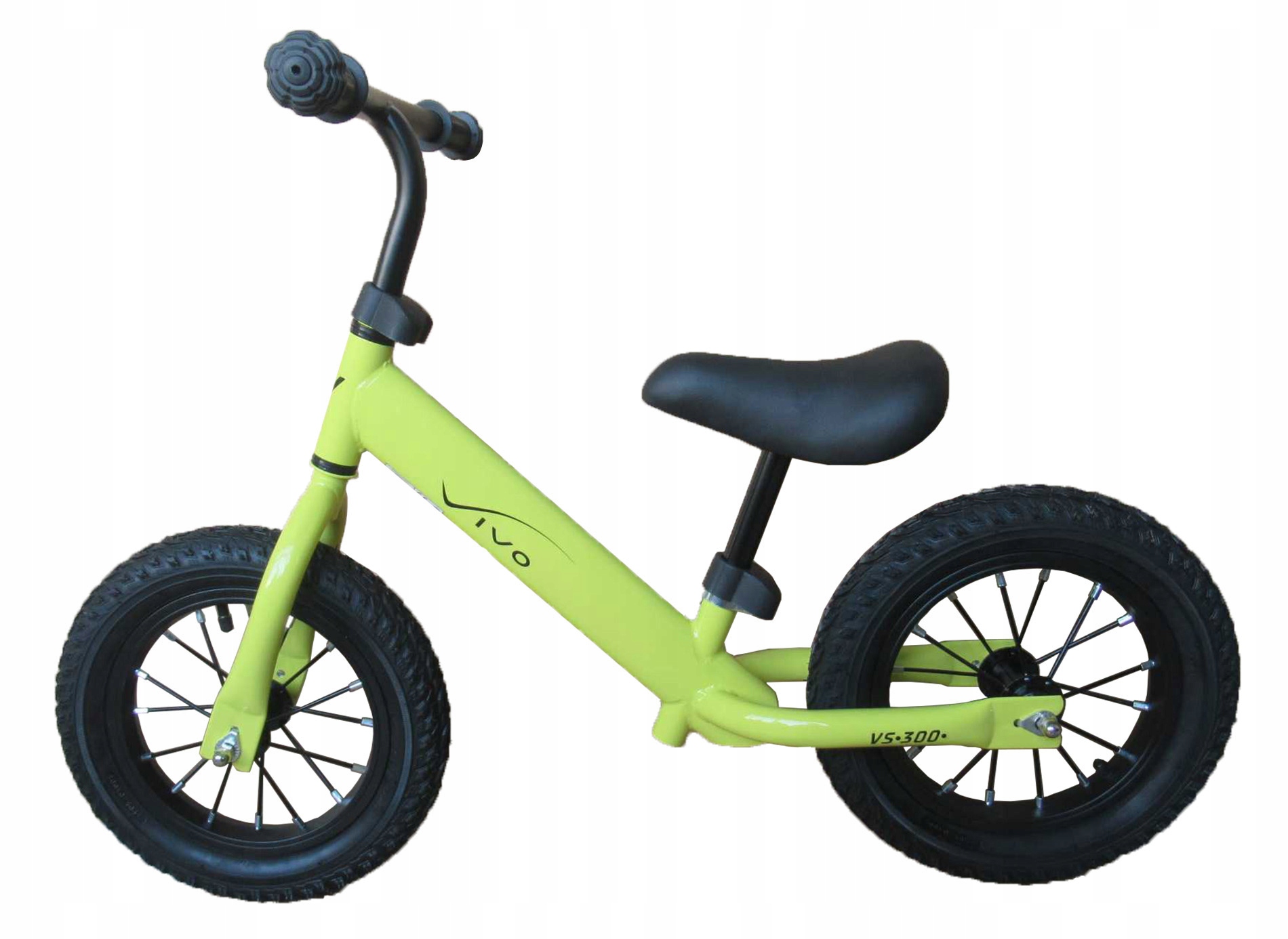 Rowerek biegowy Vivo VS300 12" pompowane koła lime