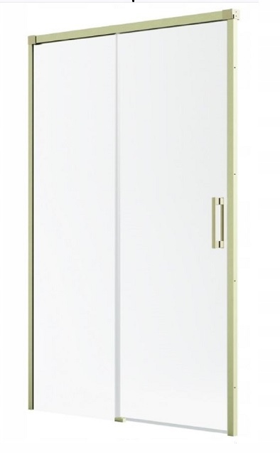 Radaway Idea Dwj výklenkové dveře 120 cm zlaté kartáčované levé