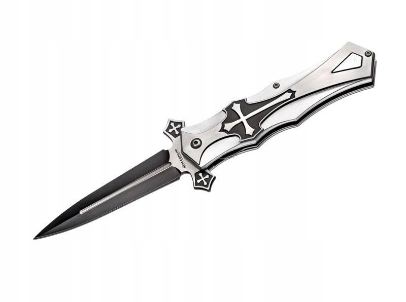 Nůž Magnum Crusader, ocel 440A, hliníková rukojeť, klip