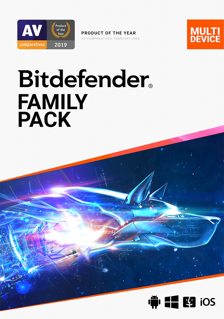 

Bitdefender Family Pack: 15 stanowisk na 1 rok
