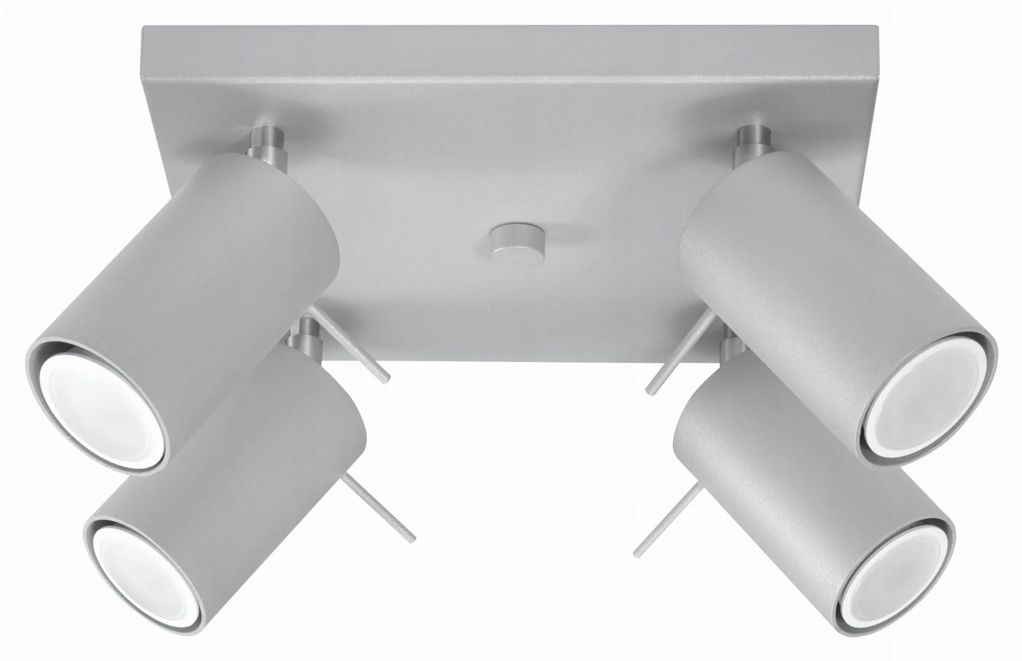 Stropná lampa Ring 4 šedá Sollux Lighting