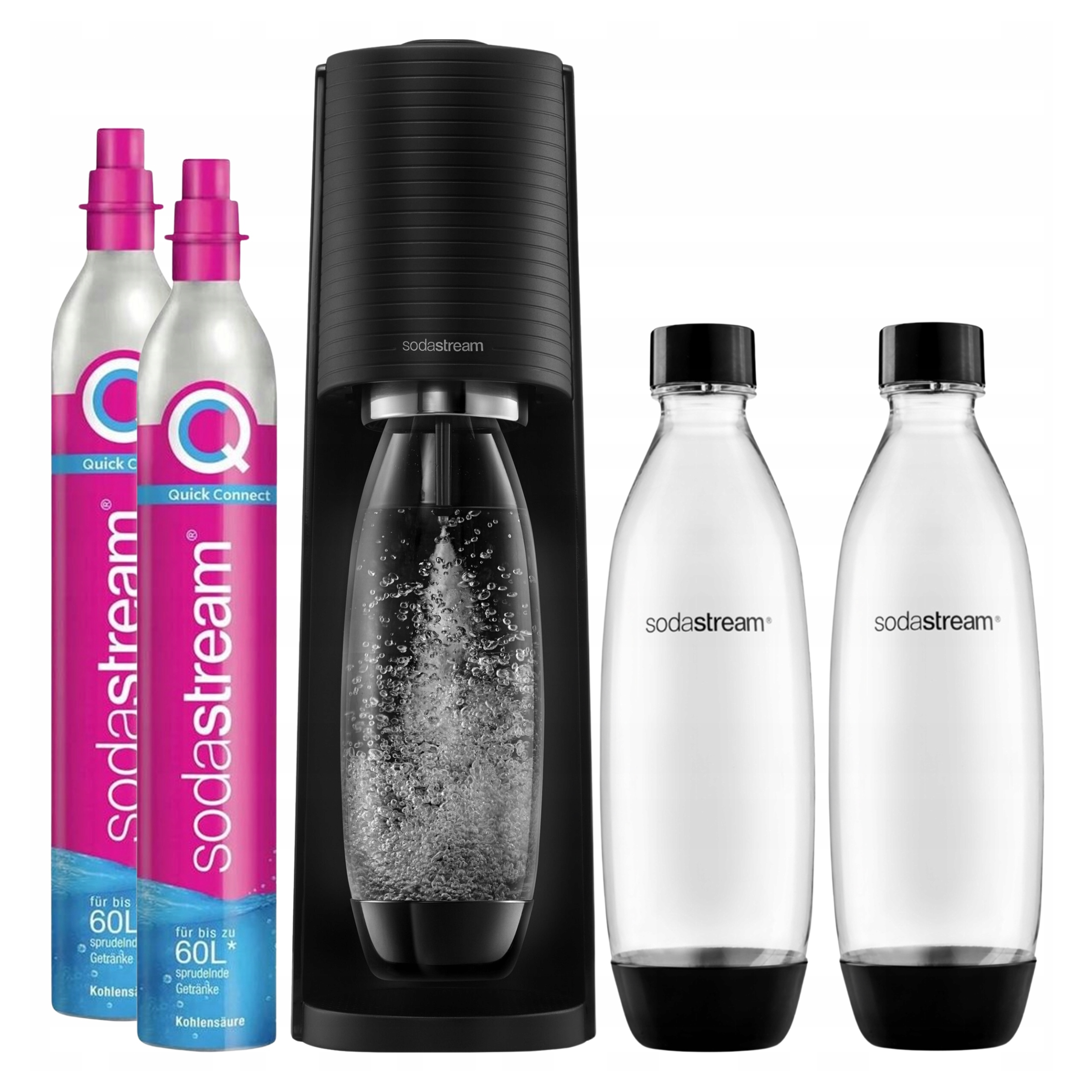 Výrobník Sody SodaStream Terra na sycení vody 2 lahve 2x láhev s CO2 plynem