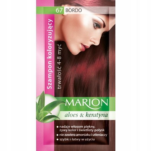 

Marion Szampon koloryzujący 4-8 myć nr 67 bordo
