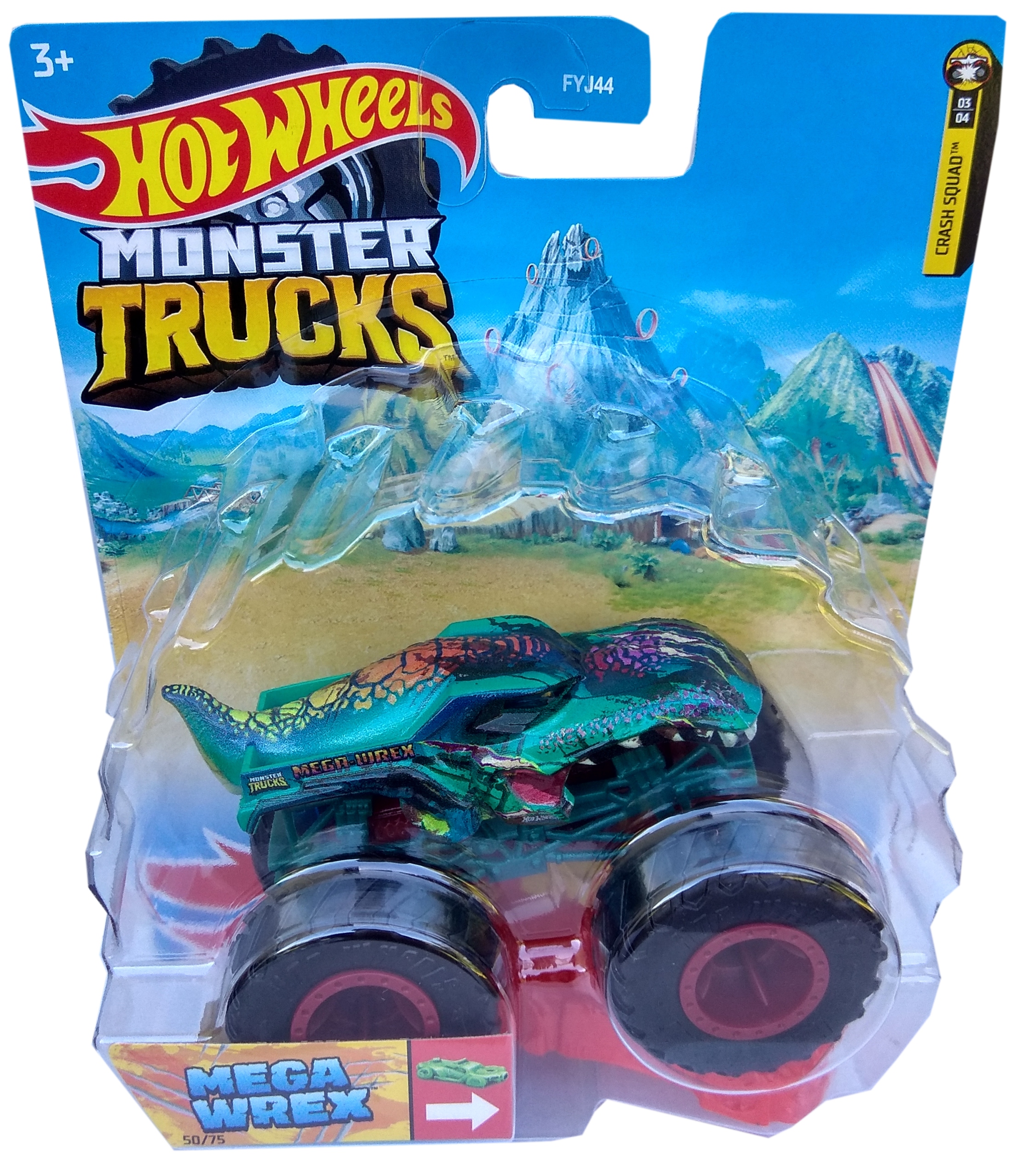 

FYJ44 auto Monster Trucks Hot Wheels Mega Wrex