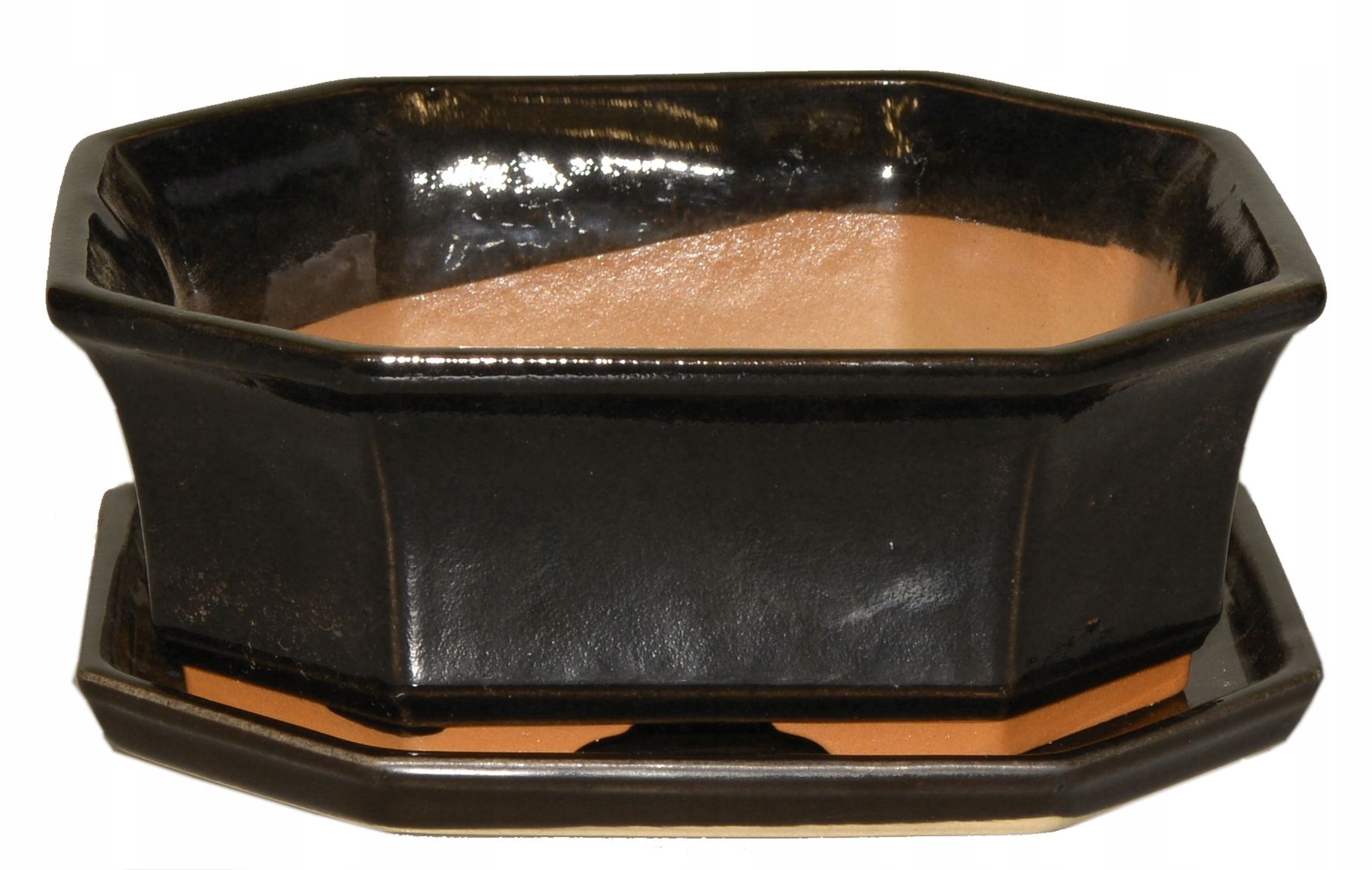 DONICZKA NA BONSAI OŚMIOKĄTNA Z PODSTAWKĄ