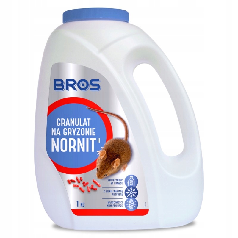

Bros Nornit Zwalcza Gryzonie Myszy Nornice 1kg