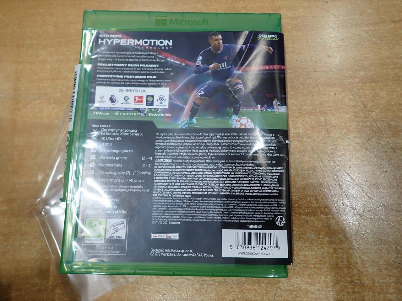 Gra EA FIFA 22 Xbox Series X Tytuł FIFA 22