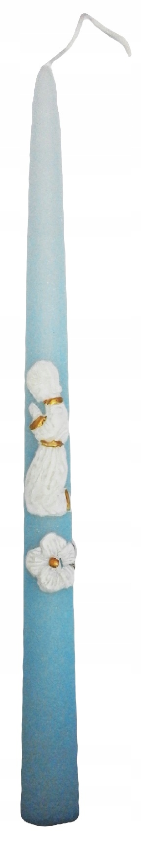 

Świeca Komunijna Błękitna Świeczki Komunia Święta