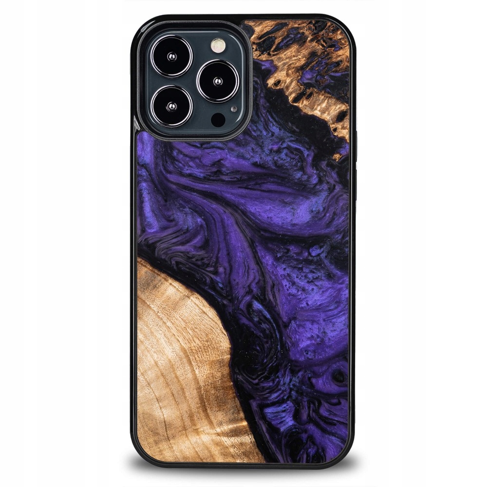 Pouzdro Bewood Unique pro iPhone 13 Pro Max fialové