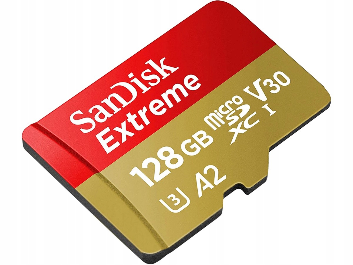 

Karta pamięci SanDisk Extreme 128GB A2 V30 U3 Sdxc