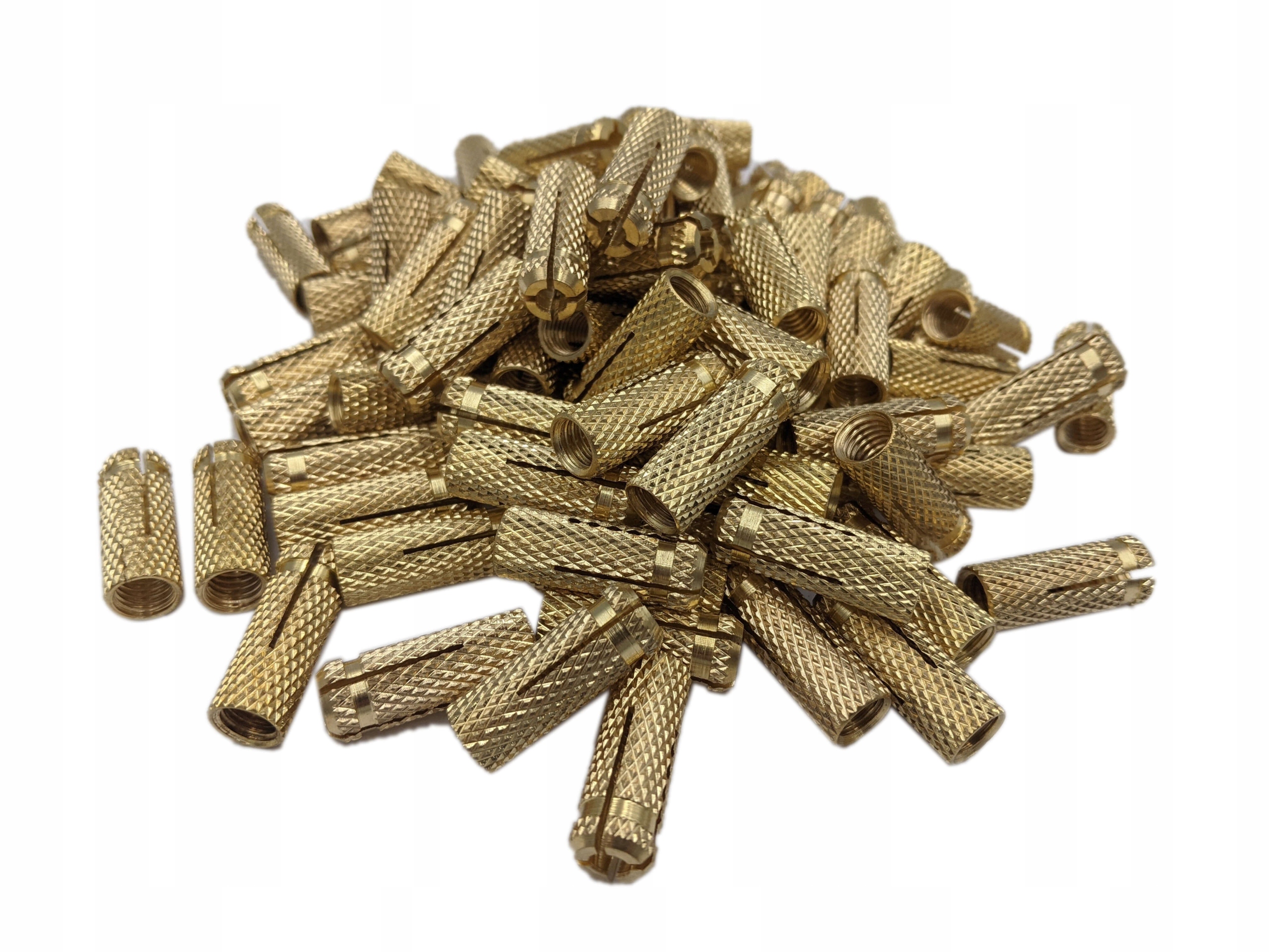 Rozpěrná kotva mosazná M8x28mm Set 100 Kusů