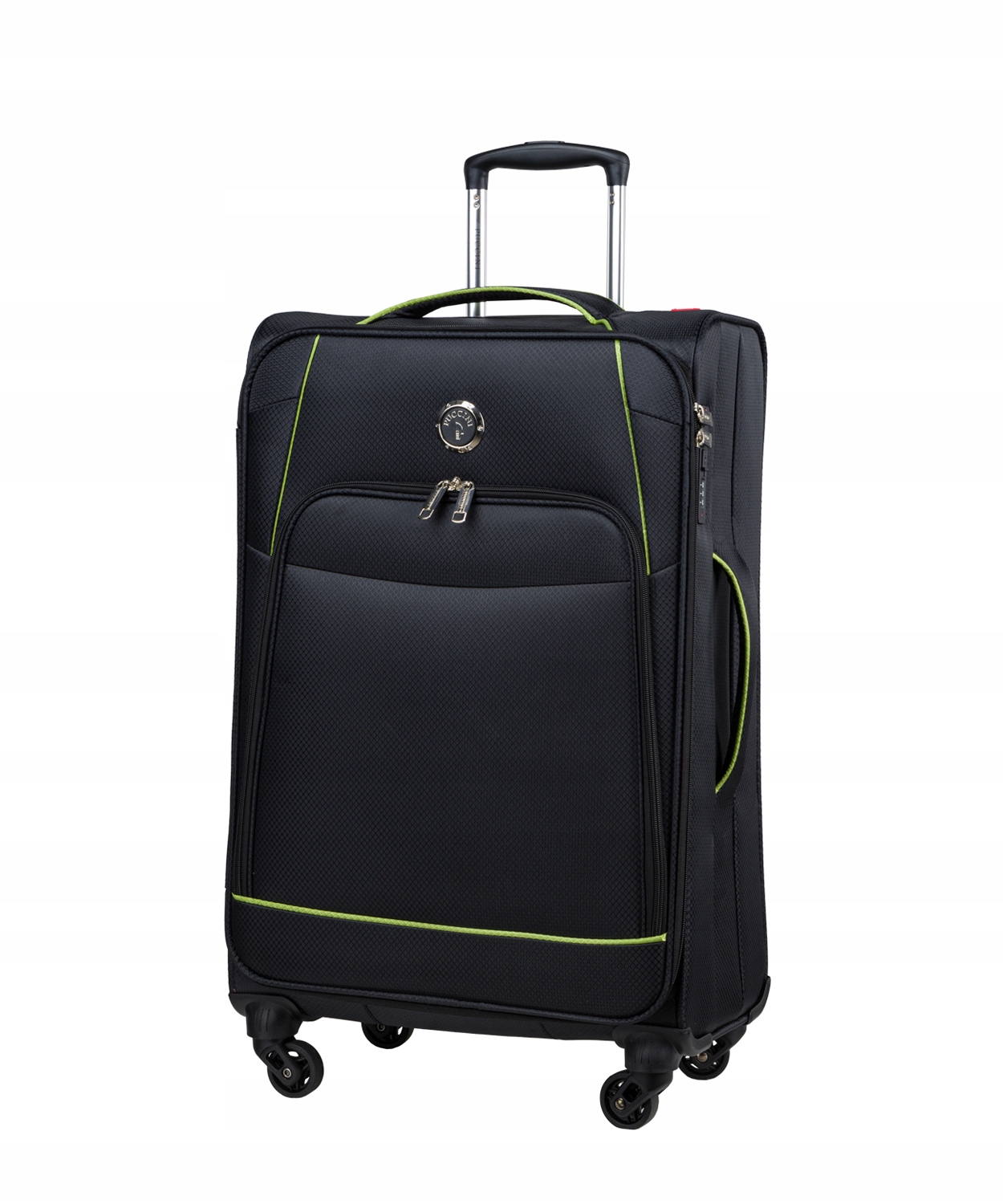 Walizka Średnia Podróżna Materiałowa Na Kółkach Puccini Czarna EM50450B 1