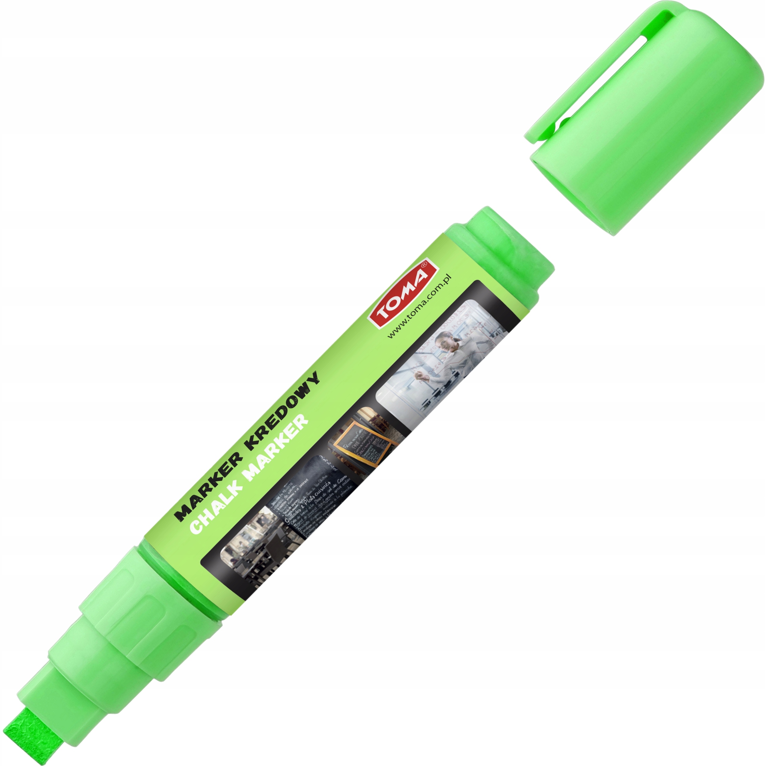 

Marker kredowy Toma TO-291 ścięty 8-5mm zielony