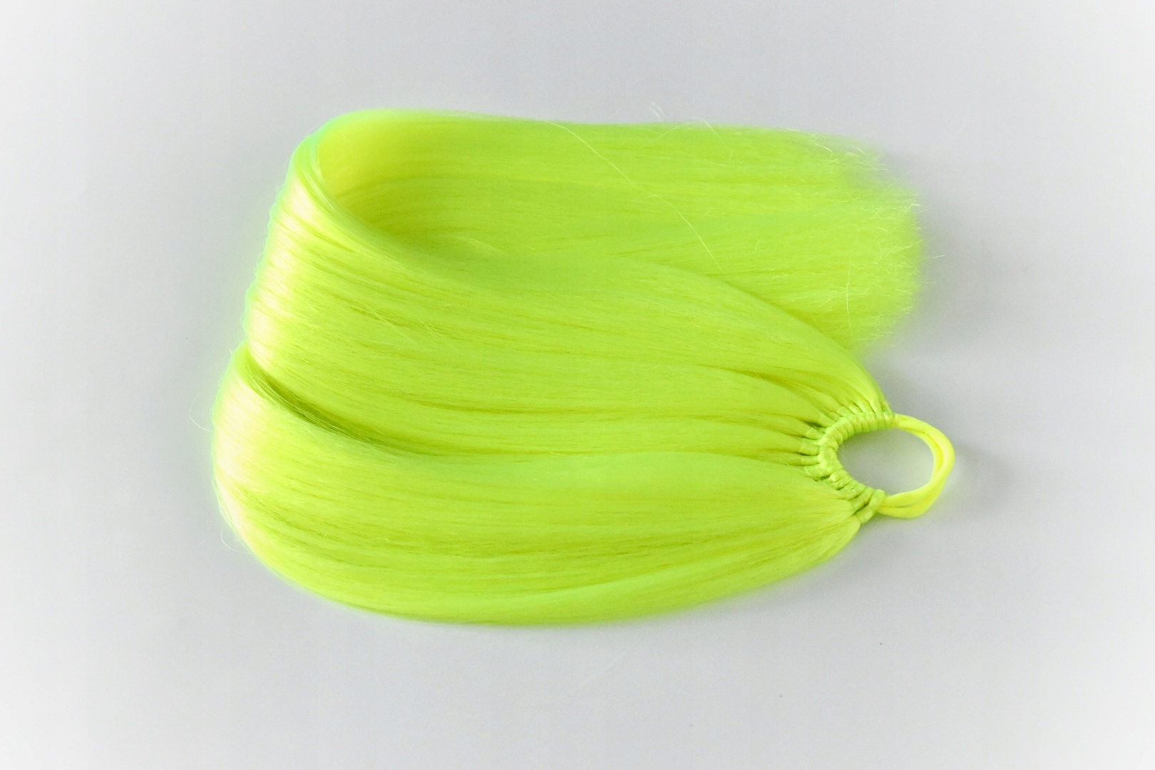 Culík na gumičce, prodloužení culíku neonový poník žlutý M 80g